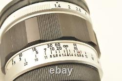 NEAR MINT Canon 50mm f/1.4 MF Lens LTM L39 Leica Screw Mount From JAPAN #745