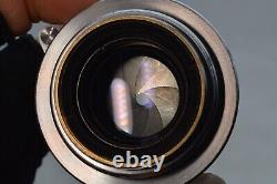 NEAR MINT Canon 50mm f/1.8 MF Lens For Leica Screw Mount L39 L LTM Silver