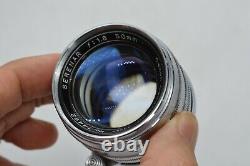 NEAR MINT Canon Serenar 50mm f/1.8 Leica Screw L39 LTM Mount JAPAN #3053