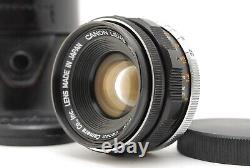 NEAR MINT++ with Case Canon 35mm f2 MF Lens LTM L39 Leica Screw Mount From JAPAN