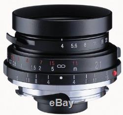 NEW Voigtlander Color-Skopar 21mm f/4 Pancake Lens Leica M Mount BA211P USA