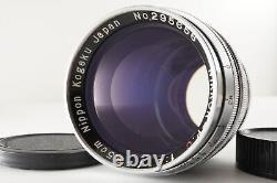 NIKON NIKKOR-P. C 8.5cm 85mm F2 LTM L39 Leica Screw Mount Lens from Japan #8187