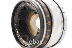 N MINT+++? Canon 35mm f/1.8 MF Lens LTM L39 Leica L Screw Mount From JAPAN