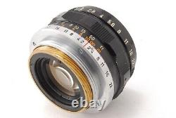 N MINT? Canon 35mm f/2 MF Lens LTM L39 Leica L Screw Mount From JAPAN