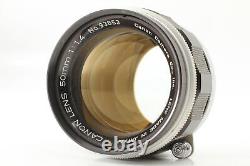 N MINT Canon 50mm f/1.4 LTM L39 Leica Screw Mount Film Camera Lens From JAPAN
