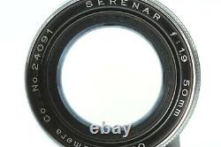N MINT Canon Serenar 50mm f1.9 L Mount Leica Screw LTM L39 from Japan
