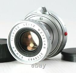N. MINT? Leica Leitz Wetzlar Elmar 50mm f/2.8 Chrome Lens for M mount Camera JPN