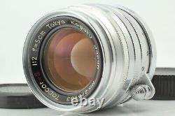 N. MINT Tokyo Kogaku Topcor S f/2 5cm 50mm Leica Screw Mount LTM L39 From JAPAN