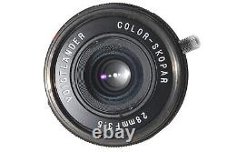 N MINT+++? Voigtlander COLOR SKOPAR 28mm f/3.5 LTM L39 Leica L Screw Mount Lens