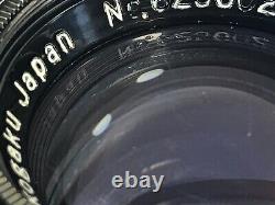 N-Mint for this age Nippon Kogaku Nikkor-H C 5cm f/2 Leica LTM39 Mount Lens