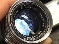 N-Mint for this age Nippon Kogaku Nikkor-H C 5cm f/2 Leica LTM39 Mount Lens