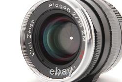 NearMintCarl Zeiss Biogon T ZM 35mm F2.0 Lens Leica M Mount fromJP(640-E457)