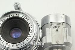 Near MINT Canon 28mm f3.5 Lens LTM L39 Leica screw Mount From JAPAN