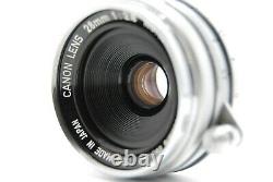 Near MINT Canon 28mm f/2.8 LTM L39 Leica Screw Mount Lens from Japan DHL 30311