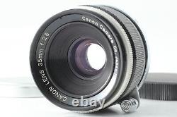 Near MINT Canon 35mm f2.8 Black Lens LTM L39 Leica Screw Mount From JAPAN
