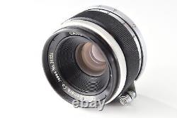Near MINT Canon 35mm f2.8 Lens LTM L39 Leica Screw Mount From JAPAN