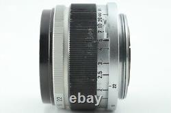 Near MINT? Canon 35mm f/2.8 LTM Leica L39 Screw Mount MF Lens with Cap From JAPAN