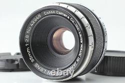 Near MINT Canon 35mm f/2.8 MF Wide Angle LTM L39 Leica Screw Mount Lens Japan