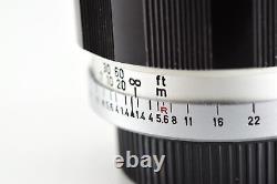 Near MINT Canon 50mm F1.4 MF L39 Mount Lens Screw Ltm Standard Leica JAPAN