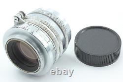 Near MINT- Canon 50mm F1.8 MF Lens Leica Screw Mount L39 LTM Silver From JAPAN