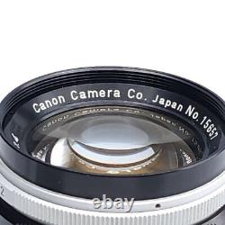 Near MINT Canon 50mm f/1.4 Lens LTM L39 Leica Screw Mount From JAPAN