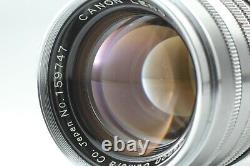 Near MINT+ Canon 50mm f/1.8 Chrome LTM L39 Leica Screw Mount Lens from Japan
