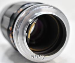 Near MINT Canon Lens 135mm F3.5 L39 LTM Leica screw Mount withCase From JAPAN
