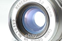 Near MINT Canon Serenar 35mm f/3.2 lens L39 Leica Mount From JAPAN