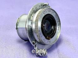 Near MINT Leica Leitz Elmar 5cm 50mm f3.5 Lens L39 Screw Mount LTM From JAPAN