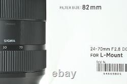 Near MINT Sigma 24-70mm f/2.8 DG DN Art Lens for Leica L Mount From Japan