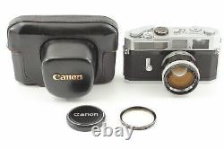 Near MINT in Case Canon Model 7 50mm f1.4 Leica L39 Mount Lens from japan #b65