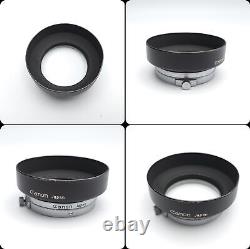 Near MINT withHOOD Canon 50mm f/1.8 Lens LTM L39 Leica Screw Mount From JAPAN