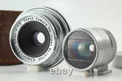 Near MINT with Finder Canon 28mm f3.5 Lens LTM L39 Leica screw Mount From JAPAN