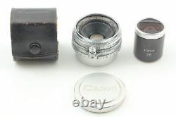 Near MINT with Finder Canon 28mm f/2.8 Lens Leica Screw Mount LTM L39 From JAPAN