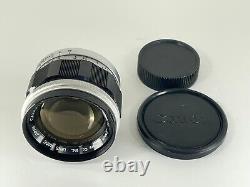 Near Mint Canon 50mm f/1.4 MF Standard Lens L39 LTM Leica Screw Mount JAPAN