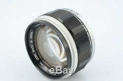 Near Mint Canon Rangefinder 50mm f/1.2 MF Lens for Leica Screw Mount L39 #296