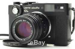 Near Mint Leitz Minolta CL withM-Rokkor 90mm F4 Lens Leica Mount From Japan #045
