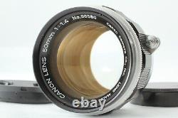 Near mint Canon 50mm f/1.4 Lens L39 Leica Screw Mount LTM from JAPAN