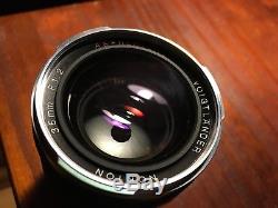 Near mint Voigtlander NOKTON 35mm F1.2 Aspherical VM II Leica M mount