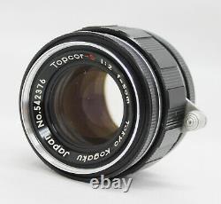 Nicca Type-3F III F Rangefinder Camera with Topcor-S 5cm F/2 L39 Leica Mount Lens