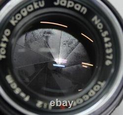 Nicca Type-3F III F Rangefinder Camera with Topcor-S 5cm F/2 L39 Leica Mount Lens