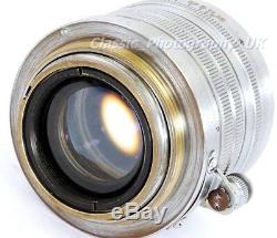 Nikkor-S. C 11.4 f=5cm RARE! LEICA LTM Screw Mount Lens by Nippon Kogaku Japan