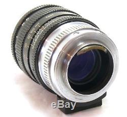 Nikon 10.5cm 105mm f/2.5 Nikkor-P. C lens, Leica LTM screw mount EXC+