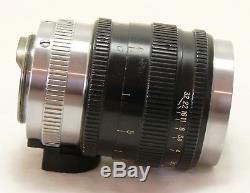 Nikon 10.5cm 105mm f/2.5 Nikkor-P. C lens, Leica LTM screw mount EXC+