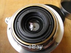 Nikon 28mm 2.8cm W-Nikkor C Nippon Kogaku Lens in Leica Screw Mount LTM M39