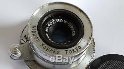Nikon Nippon Kogaku W-NIKKOR C 3.5cm 35mm f/3.5 Leica Screw Mount LTM M39