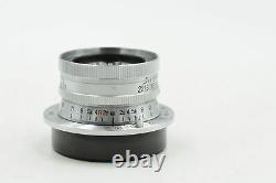 Nikon W-Nikkor C 3.5cm f2.5 Rangefinder Lens 35mm L39 M39 Leica Mount #772