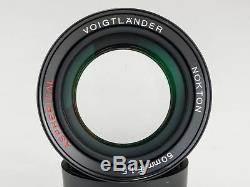 Nokton 50mm f/1.5 Aspherical Lens for Leica L39 LTM Screw Mount