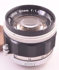 Objective Canon 50mm F 1.4 Release M39 Leica Mount Ltm 39mm Even X Digital