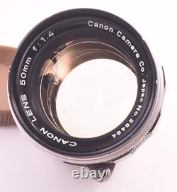Objective Canon 50mm F 1.4 Release M39 Leica Mount Ltm 39mm Even X Digital